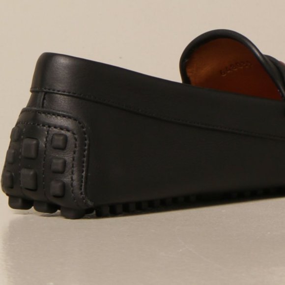 Gucci Web and Interlocking GG Driver Loafers in Black NEW IN BOX - Picture 3 of 4